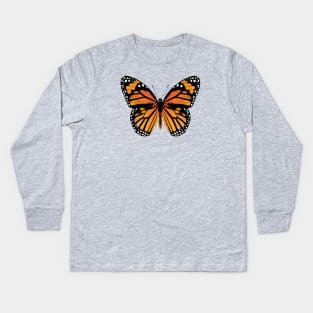 Monarch Butterfly Kids Long Sleeve T-Shirt